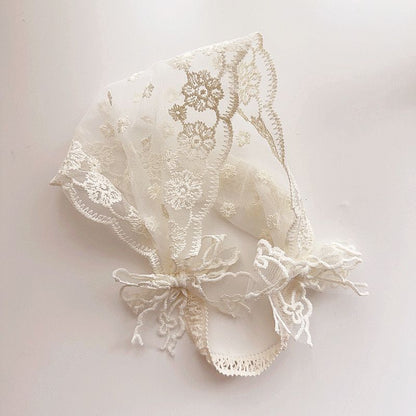 Bando Lace Princess Anak Bow | Mahkota Bandana Pita Rambut Aksesoris Kepala | premium import perempuan catalog WGEP PB