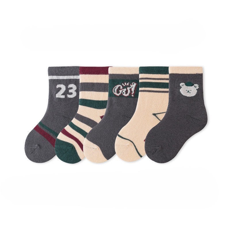 [5 PSG] 1-8 thn |  KAOS KAKI ANAK MOTIF IMPOR SOCKS LUCU KARAKTER  Catalog JCZZ JAC