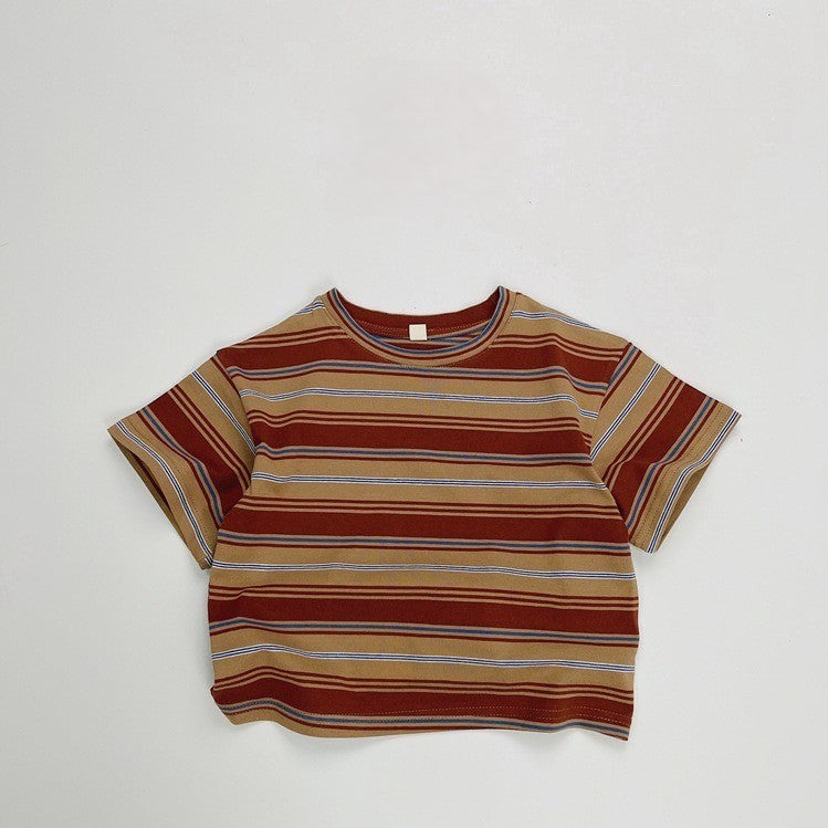 1-7thn | Tshirt Kaos Korea Basic Lengan Pendek Anak Laki-laki Pakaian Bayi KQHZ catalog KAL