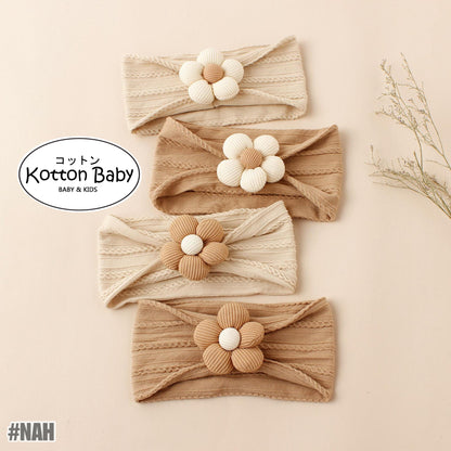 (Big Bow) Bandana bayi headband jumbo premium import pita anak perempuan catalog QUIN NAH
