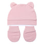 Set Sarung Tangan + Topi Bayi Hangat Topi Musim Semi dan Musim Gugur