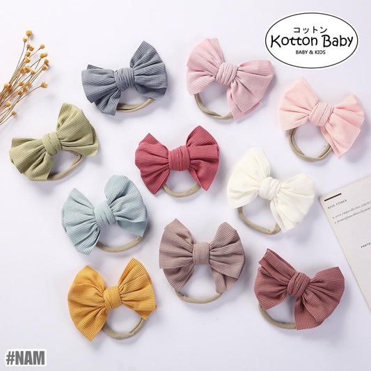 0-3 thn | Bandana bayi headband premium import pita anak perempuan catalog QUIN NAM