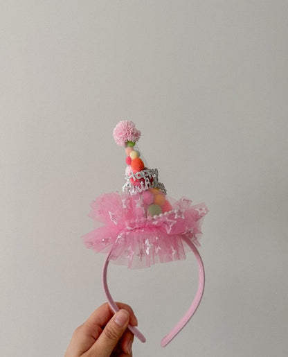 0-3 thn | BANDO PESTA ULANG TAHUN ANAK TOPI PAYET BORDIR CATALOG OIMG OEW