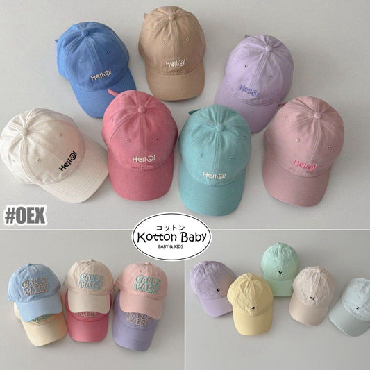 1-5 thn | TOPI BASEBALL ANAK BAYI KARAKTER LUCU UNISEX CATALOG OIMG OEX