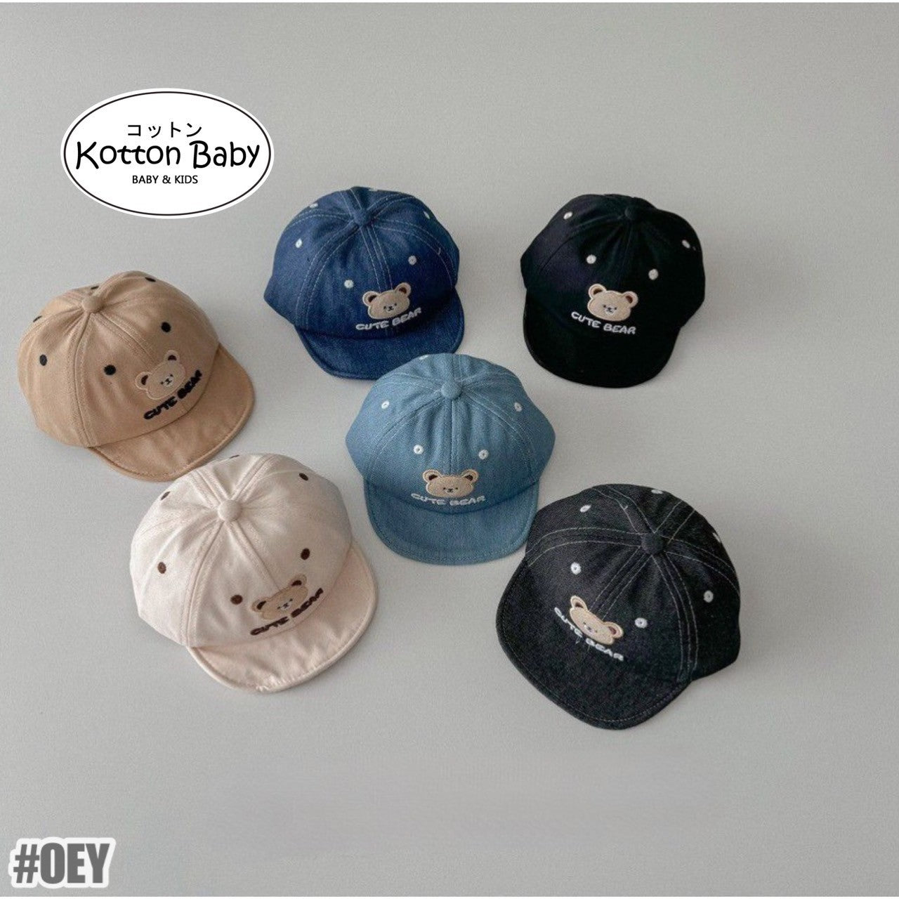 1-4 thn | TOPI BASEBALL ANAK BAYI KARAKTER LUCU UNISEX CATALOG OIMG OEY