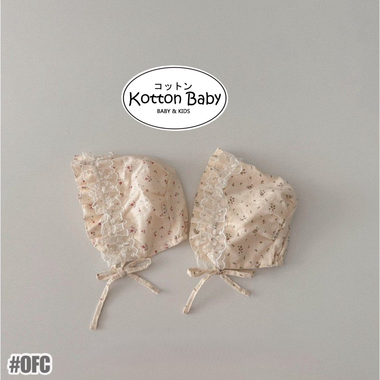 0-3 thn || Topi Bonnet Bayi Newborn Anak Emen Anak Impor Catalog OIMG OFC