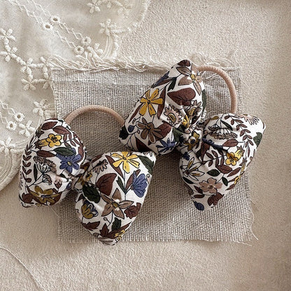(isi 2pcs) Set Ikatan rambut | Pita Rambut | bayi anak bunga import perempuan aksesoris catalog PR