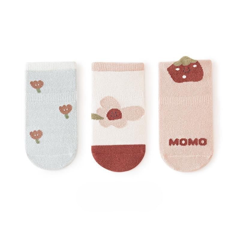 [3 PSG] 0-3 thn | KAOS KAKI BAYI ANAK IMPOR SOCKS LUCU KARAKTER KARTUN UNISEX catalog QN QCW
