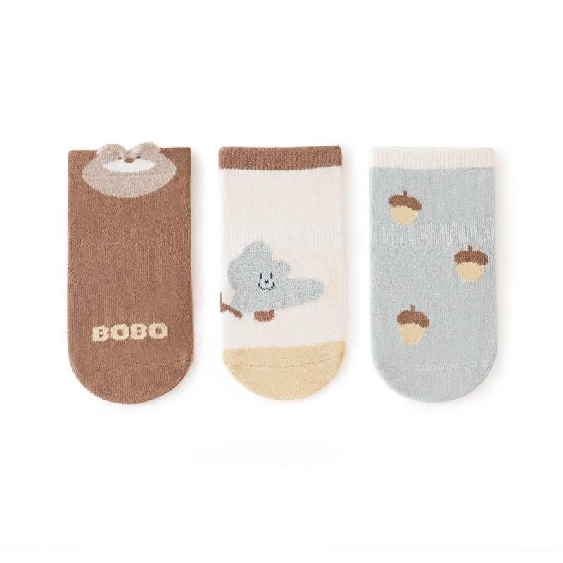 [3 PSG] 0-3 thn | KAOS KAKI BAYI ANAK IMPOR SOCKS LUCU KARAKTER KARTUN UNISEX catalog QN QCW