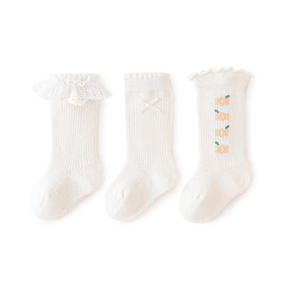 [3 PSG] 0-3 thn | KAOS KAKI BAYI ANAK IMPOR SOCKS LUCU KARAKTER KARTUN PEREMPUAN catalog QN QDC