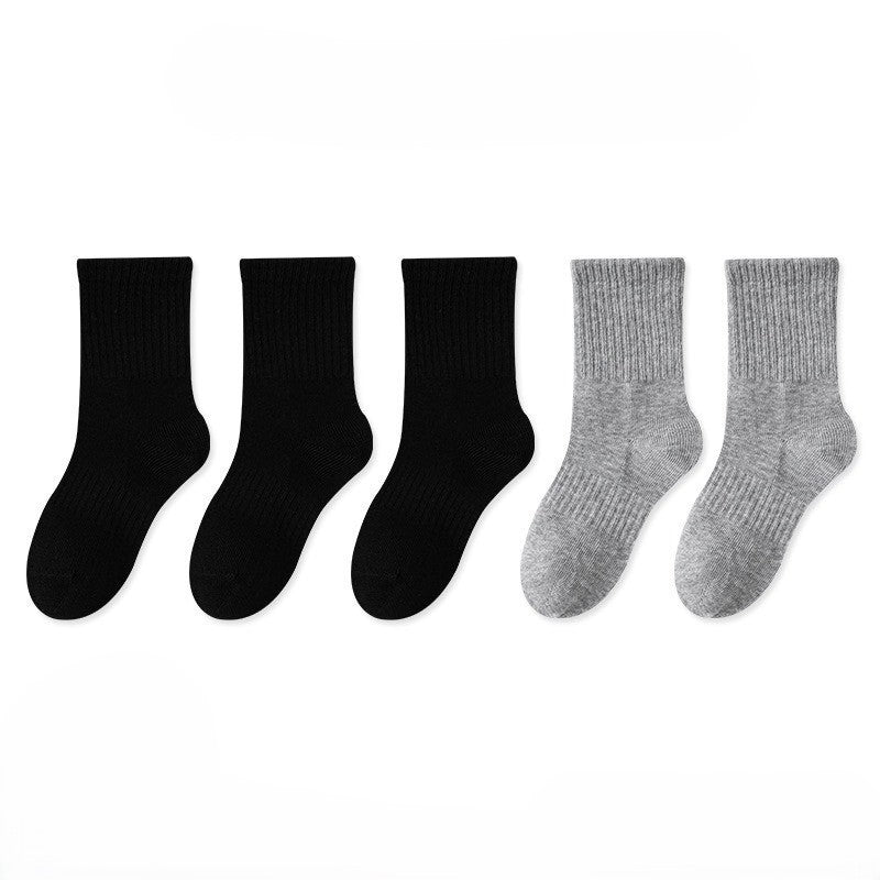 [5 PSG] 3-12 thn | KAOS KAKI ANAK SEKOLAH HITAM PUTIH IMPOR SOCKS LUCU UNISEX Catalog QN QDE