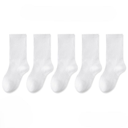 [5 PSG] 3-12 thn | KAOS KAKI ANAK SEKOLAH HITAM PUTIH IMPOR SOCKS LUCU UNISEX Catalog QN QDE