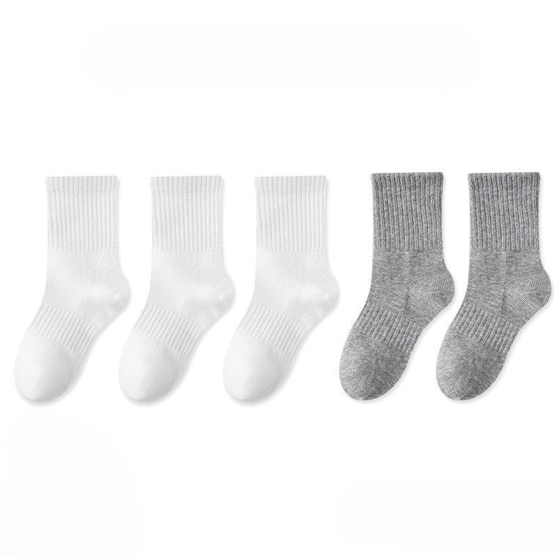 [5 PSG] 3-12 thn | KAOS KAKI ANAK SEKOLAH HITAM PUTIH IMPOR SOCKS LUCU UNISEX Catalog QN QDE