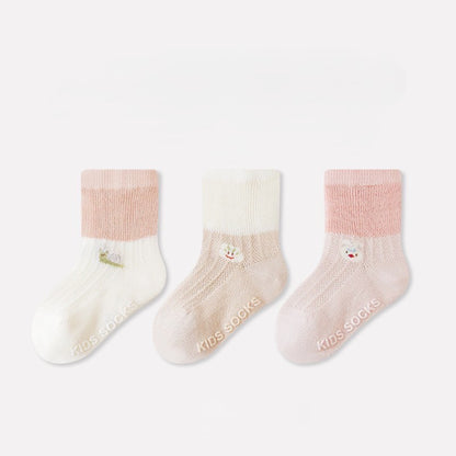 [3 PSG] 0-5 thn | KAOS KAKI BAYI ANAK IMPOR SOCKS LUCU KARAKTER KARTUN UNISEX catalog QN QDJ