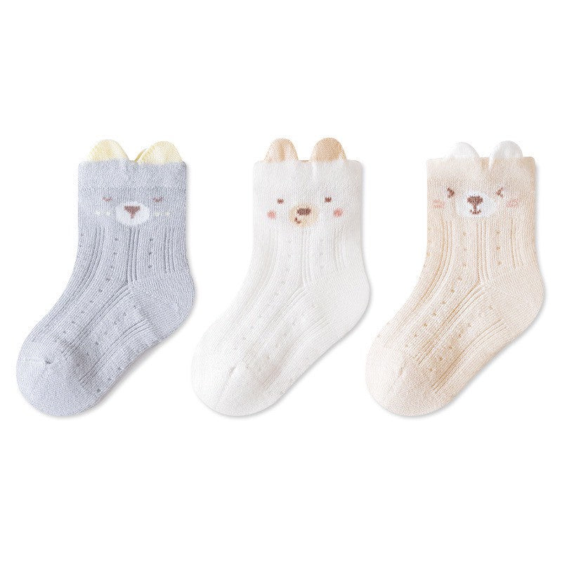 [3 PSG] 0-5 thn | KAOS KAKI BAYI ANAK IMPOR SOCKS LUCU KARAKTER KARTUN UNISEX catalog QN QDJ