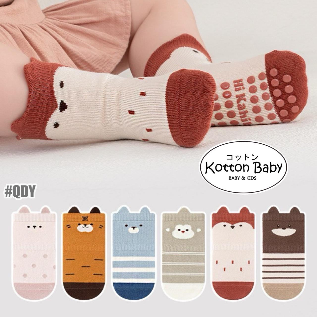 1-5 thn | KAOS KAKI BAYI ANAK IMPOR NEWBORN SOCKS LUCU KARAKTER KARTUN catalog QN QDY