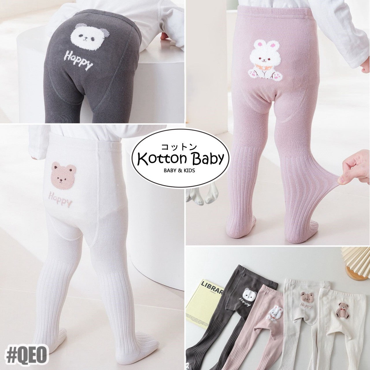 0-2thn | LEGGING STOCKING RIBBON BAYI ANAK / CELANA ANAK PEREMPUAN SOFT IMPOR Catalog QN QEO