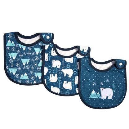 (ISI 3pcs) Premium BIB SLABBER BUNGA BAYI SET CELEMEK TATAKAN LIUR ANAK catalog NSLR RN