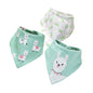 (isi 3pcs) Premium BIB SLABBER BUNGA BAYI SET CELEMEK TATAKAN LIUR ANAK catalog NSLR RZ