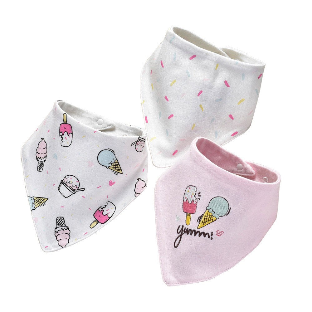 (isi 3pcs) Premium BIB SLABBER BUNGA BAYI SET CELEMEK TATAKAN LIUR ANAK catalog NSLR RZ