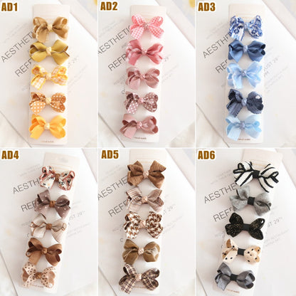 [SALE] (isi 5pcs) Set Jepitan rambut | Pita Rambut | bayi anak bunga import perempuan aksesoris catalog ATSP AD