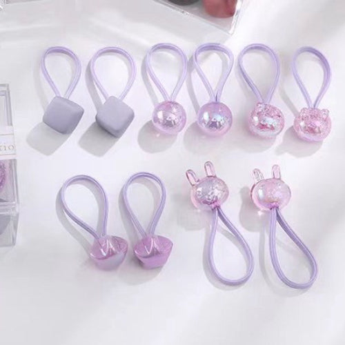 (5psg) Set Ikat rambut | Pita Karet Rambut | bayi anak import perempuan aksesoris catalog JYRF FC