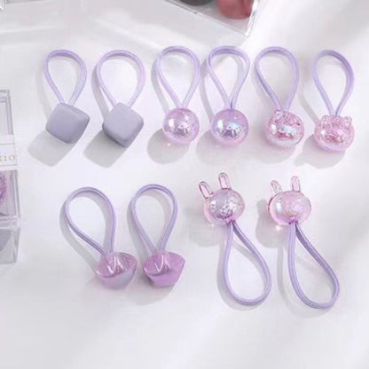 (5psg) Set Ikat rambut | Pita Karet Rambut | bayi anak import perempuan aksesoris catalog JYRF FC