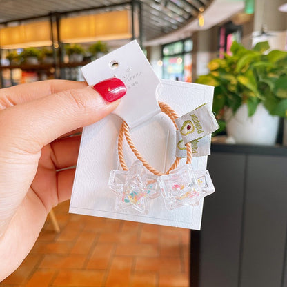 (1psg) Set Ikat rambut | Pita Karet Rambut | bayi anak import perempuan aksesoris catalog JYRF FD