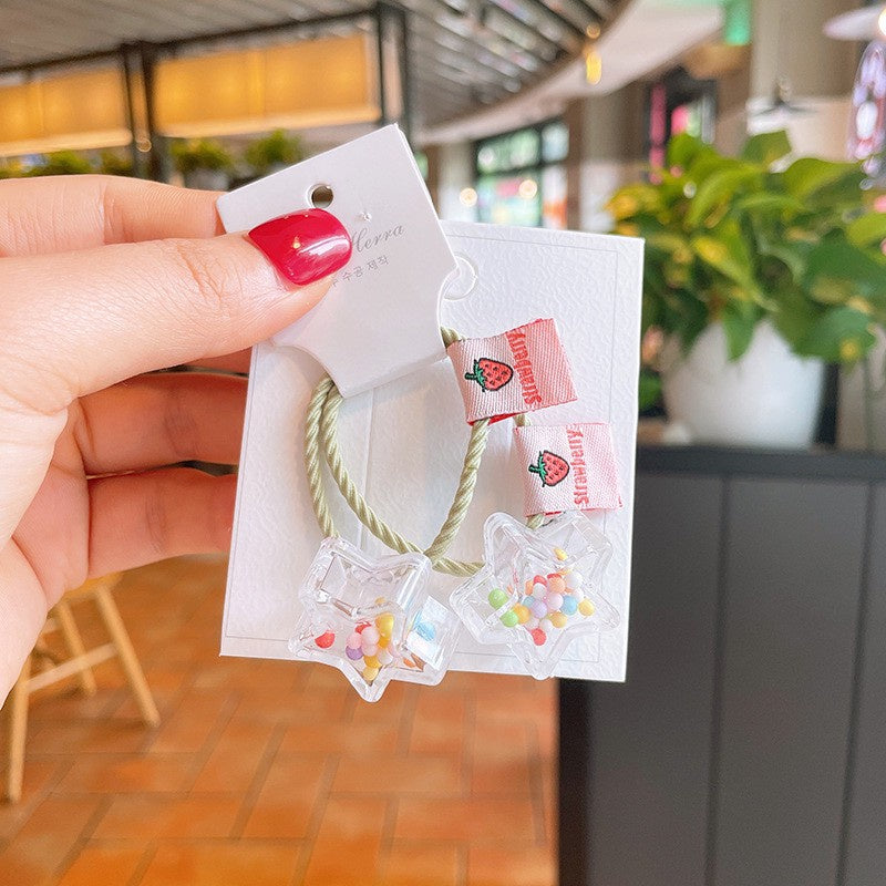 (1psg) Set Ikat rambut | Pita Karet Rambut | bayi anak import perempuan aksesoris catalog JYRF FD