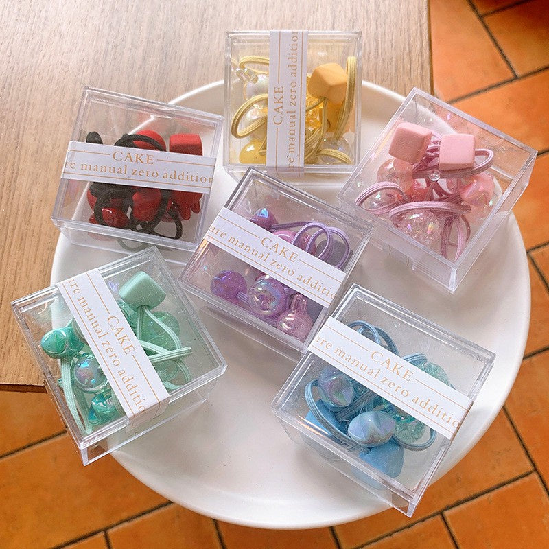 (5psg) Set Ikat rambut | Pita Karet Rambut | bayi anak import perempuan aksesoris catalog JYRF FC