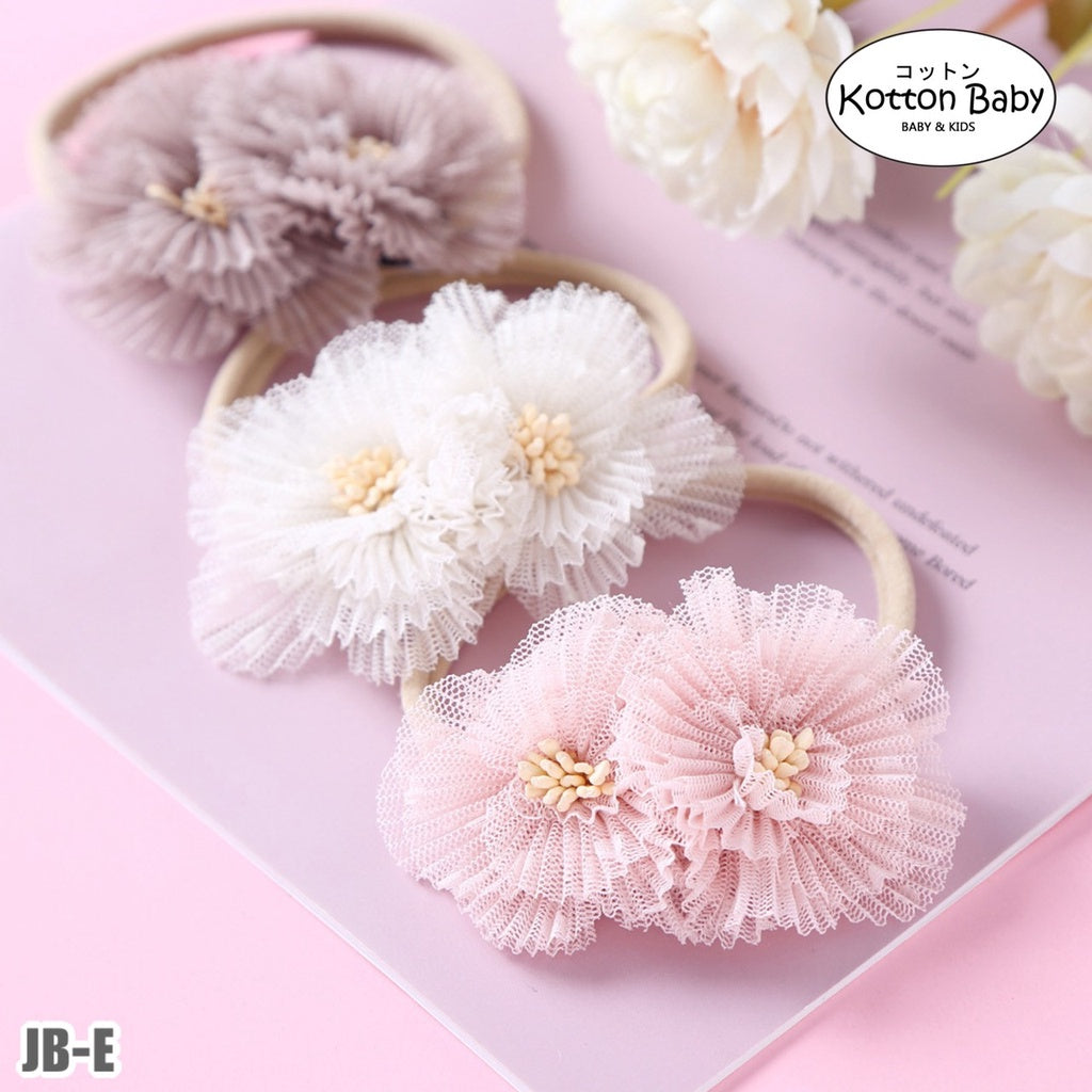 0-3 thn | Bandana bayi headband premium import pita anak perempuan catalog jbay JB E