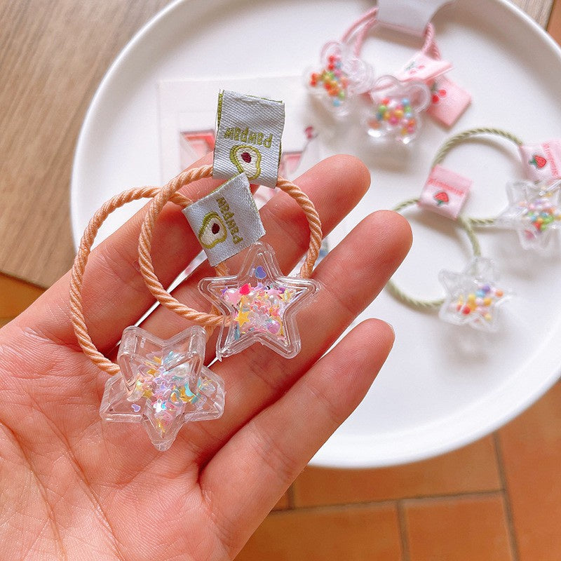 (1psg) Set Ikat rambut | Pita Karet Rambut | bayi anak import perempuan aksesoris catalog JYRF FD