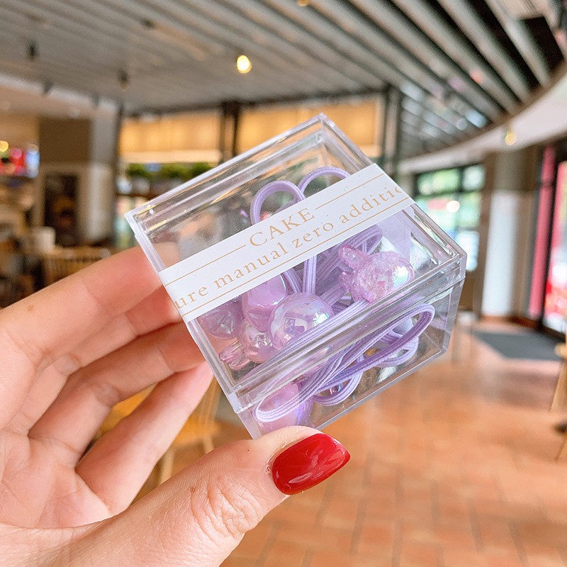 (5psg) Set Ikat rambut | Pita Karet Rambut | bayi anak import perempuan aksesoris catalog JYRF FC