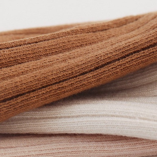 0-3 thn | EARTH TONE SERIES KAOS KAKI POLOS BAYI ANAK IMPOR NEWBORN SOCKS UNISEX catalog NMBB FH