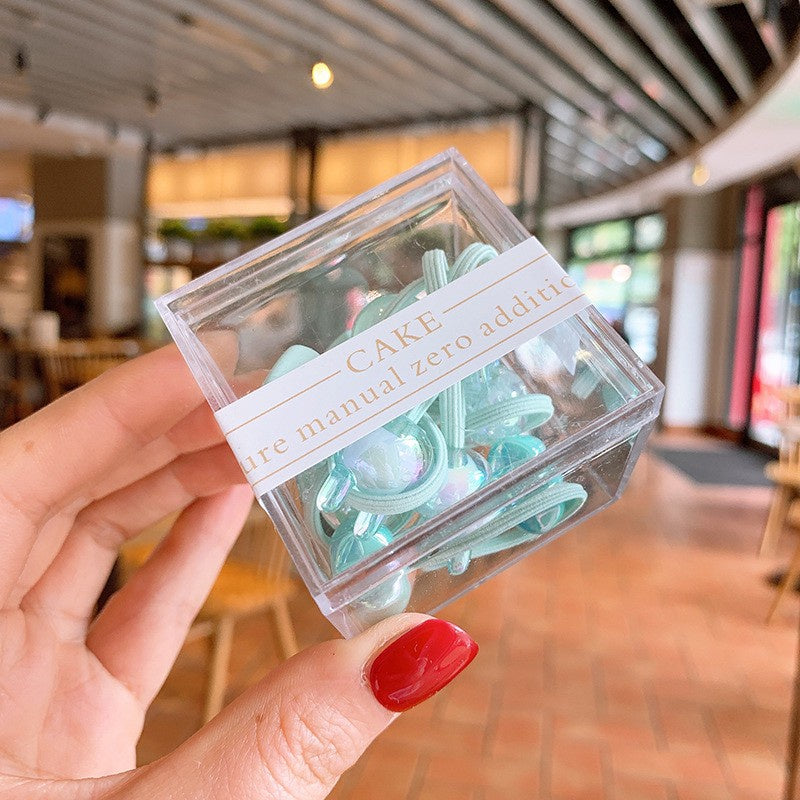 (5psg) Set Ikat rambut | Pita Karet Rambut | bayi anak import perempuan aksesoris catalog JYRF FC