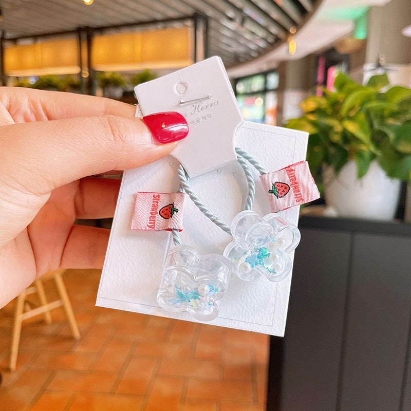 (1psg) Set Ikat rambut | Pita Karet Rambut | bayi anak import perempuan aksesoris catalog JYRF FD