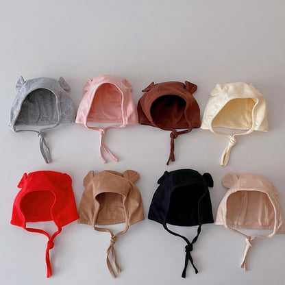 0-2 thn || Topi Bonnet Polos Bayi Newborn Anak Baby Emen Anak Impor Catalog OIMG OAM