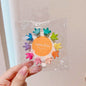 (isi 10pcs) Set Jepitan rambut  warna warni | Pita Rambut | bayi anak bunga import perempuan aksesoris catalog WGEP PD