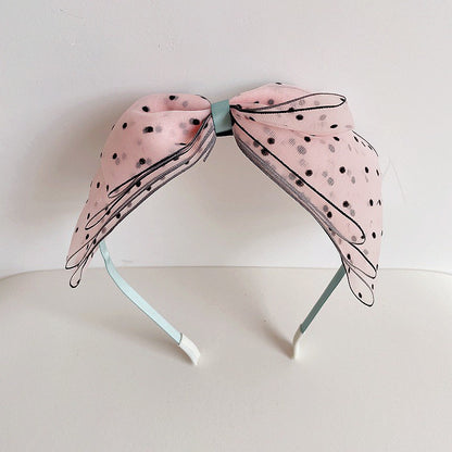 Bando Lace Princess Anak Bow | Mahkota Bandana Pita Rambut Aksesoris Kepala | premium import perempuan catalog WGEP PB