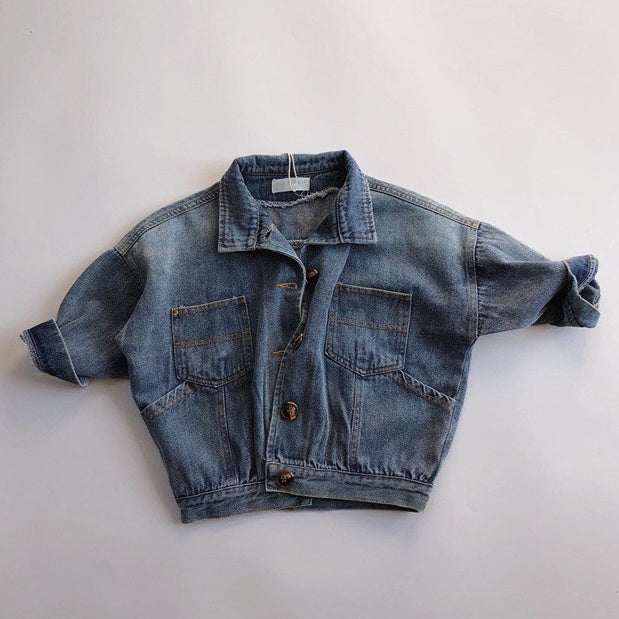1-7 thn | Jaket Denim Jeans Anak Coat Cargo Jalan Formal Bayi Catalog KQHZ KH