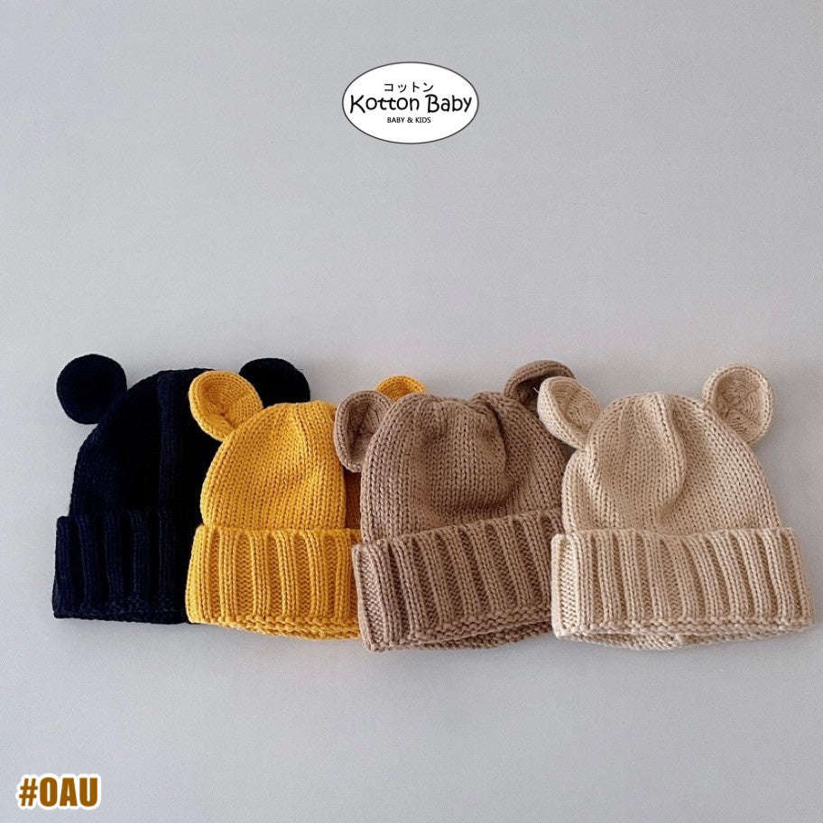 0-2 thn || Topi Bayi Newborn Anak Polos Kupluk Karakter Lucu Emen Anak Impor Catalog OIMG OAU