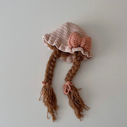 0-3 thn || Topi Wig Korea Bayi Rambut Palsu Newborn Anak Polos Kupluk Karakter Lucu Emen Anak Impor Catalog OIMG OBC