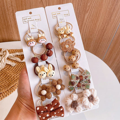 (isi 10pcs) Set Ikat rambut | Pita Karet Rambut | bayi anak import perempuan aksesoris catalog JYRF FJ