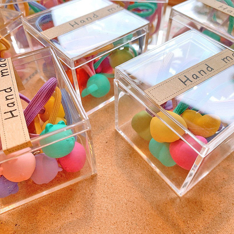 (1BOX) Set Ikat rambut | Pita Karet Rambut | bayi anak import perempuan aksesoris catalog JYRF Fi