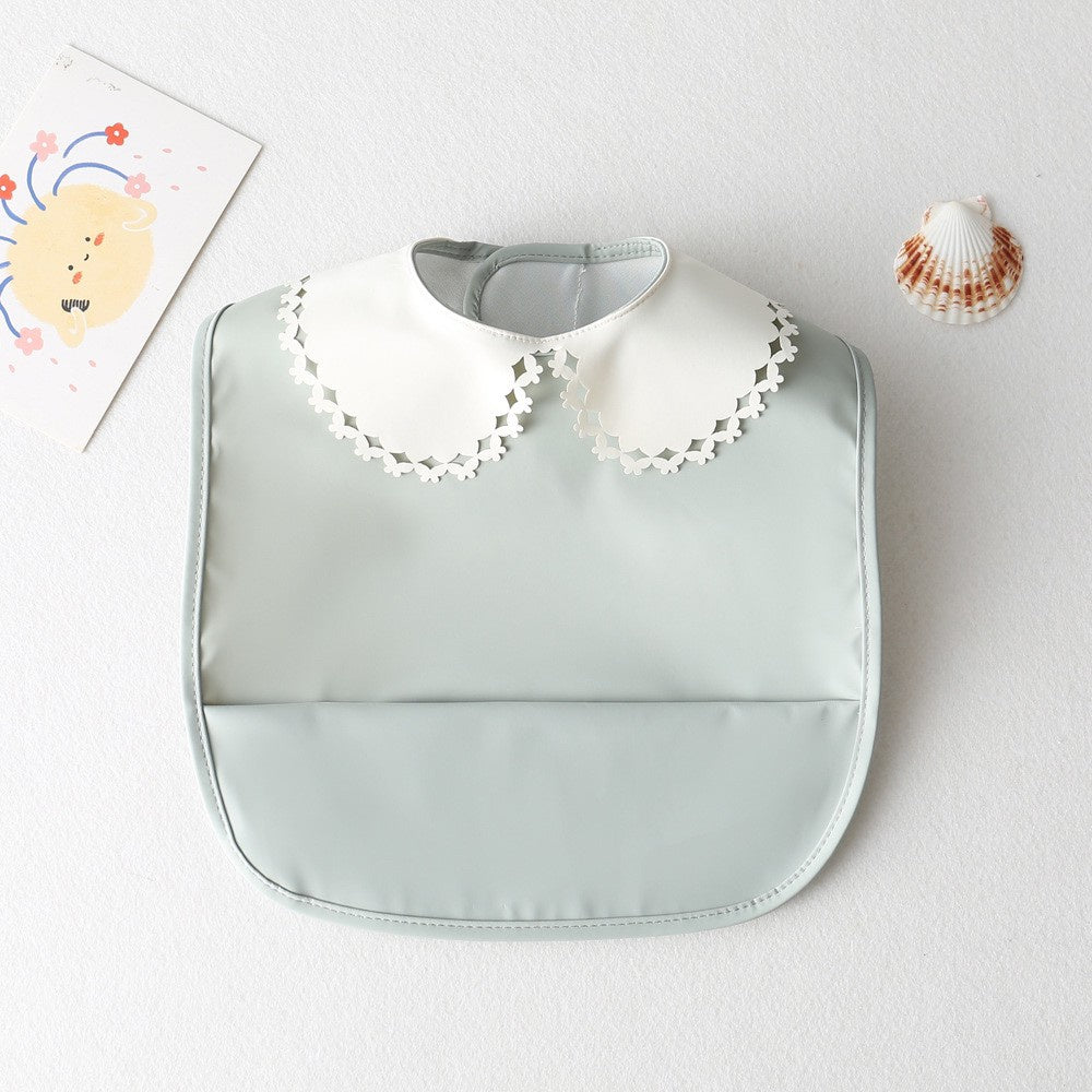 BIB BAYI LACE KERAH   / BABY SILICONE CELEMEK BAJU BLW MAKAN MPASI / SLABBER / TATAKAN AIR LIUR DQIN DJ catalog