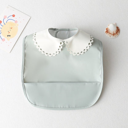 BIB BAYI LACE KERAH   / BABY SILICONE CELEMEK BAJU BLW MAKAN MPASI / SLABBER / TATAKAN AIR LIUR DQIN DJ catalog