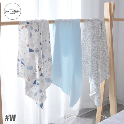 [80x80] Kain Bedong Katun Bayi | Baby Swaddle Muslin Cotton | Selimut Bayi Catalog NMD W