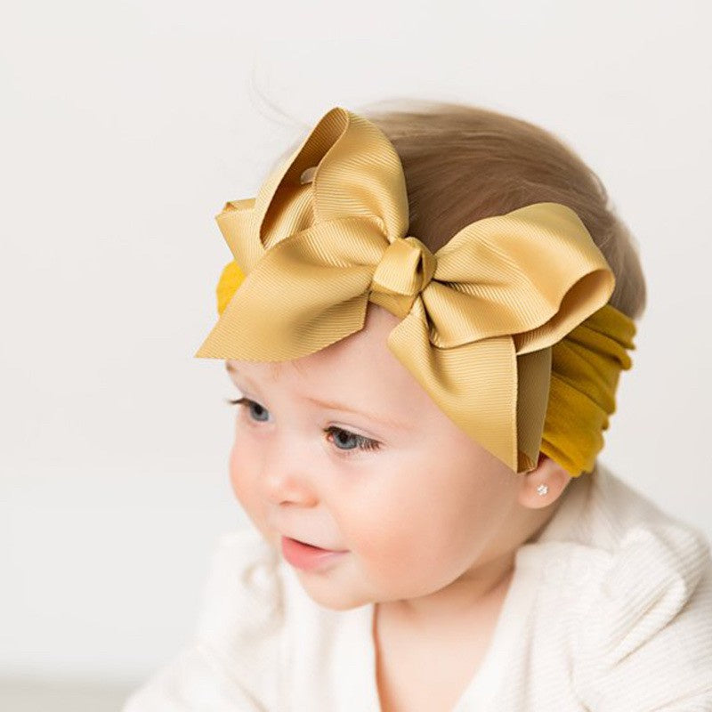 (Big Bow) Bandana bayi headband jumbo premium import pita anak perempuan catalog jbay JB D