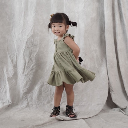 TINYME 1-4thn | DRESS BAYI ANAK BASIC CASUAL PESTA ELEGAN FORMAL PEREMPUAN catalog TMTM ssasa