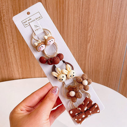 (isi 10pcs) Set Ikat rambut | Pita Karet Rambut | bayi anak import perempuan aksesoris catalog JYRF FJ